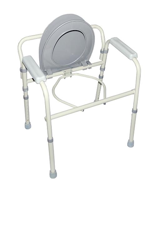 3 in 1 Folding Commode - Elongated Seat