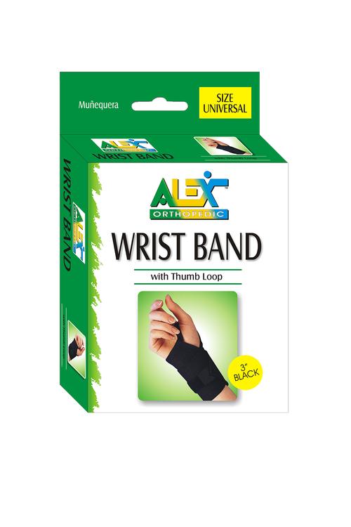 3 inch Wrist Band With Thumb Loop