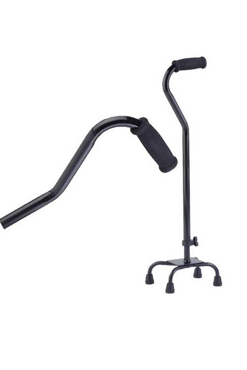 Small Base Quad Cane - Black