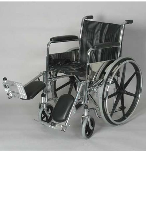 Fixed Arm Wheelchair With Padded Elevating Legrests