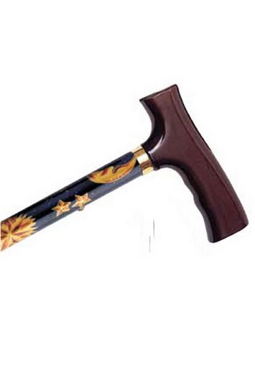 Adjustable Travel Folding Cane - Celestial