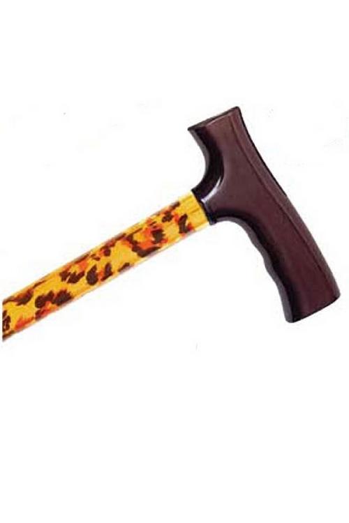 Adjustable Travel Folding Cane - Leopard