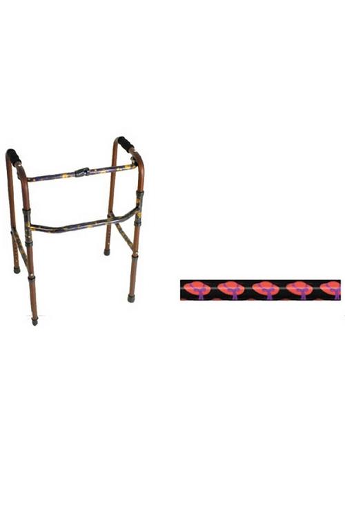 Designer Folding Walker - Red Hat