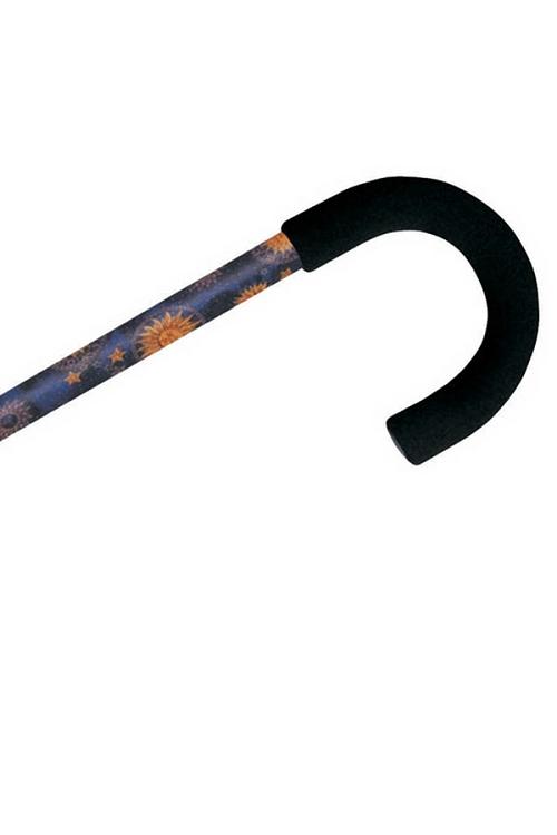 Designer Tourist Handle Adjustable Cane - Celestial