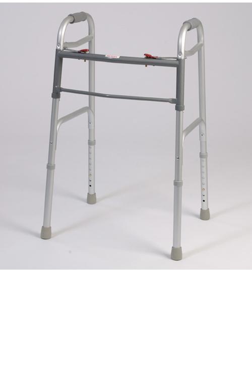 Dual Button Folding Walker