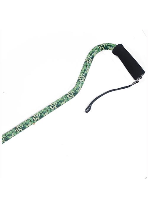 Offset Handle Aluminum Cane - Lite Camouflage