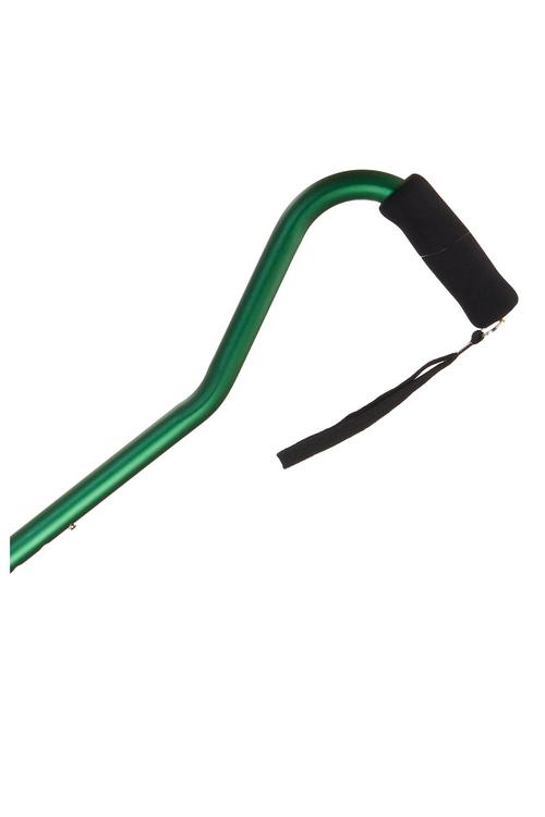 Offset Handle Aluminum Cane - Mint