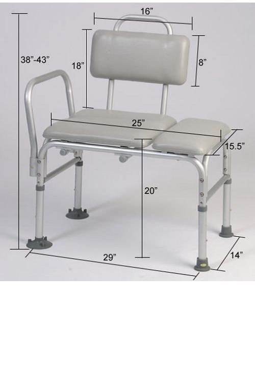 Padded Transfer Bench