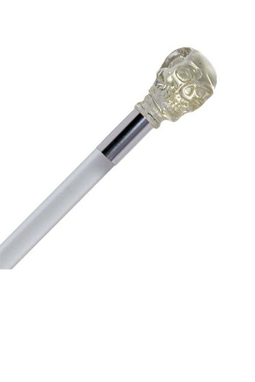 Skull Handle Lucite Cane 