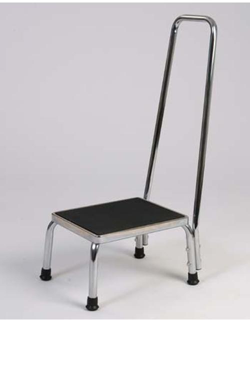 Step Stool With Hand Rail