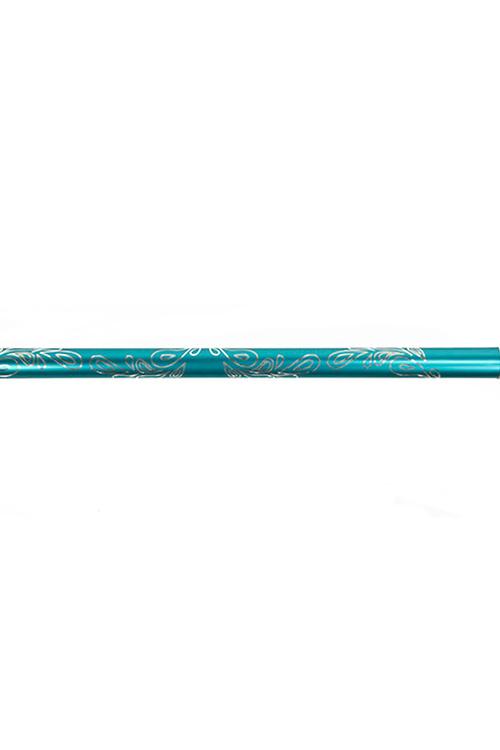 Straight Adjustable Cane - Blue Sparkling Teardrop