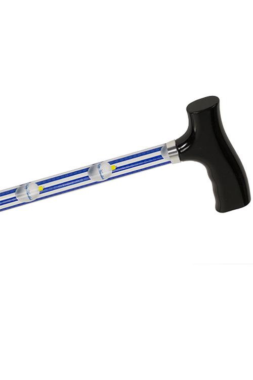 Straight Adjustable Cane - Hanukkah