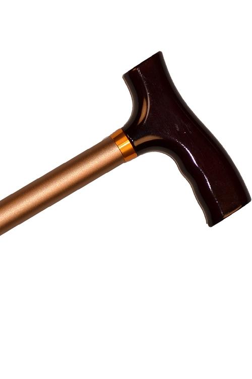 Straight Adjustable Cane - Matte Bronze