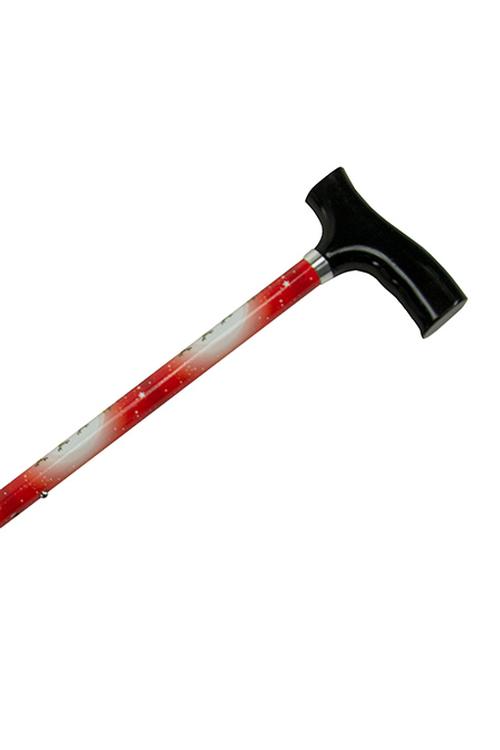 Straight Adjustable Cane - Santa 