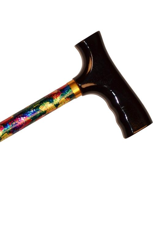 Straight Adjustable Cane - Summer Garden