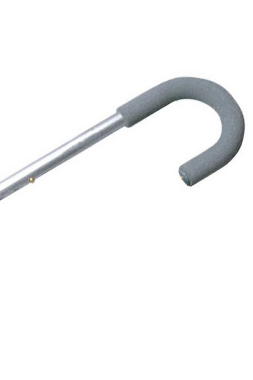 Tourist Handle Adjustable Cane - Silver