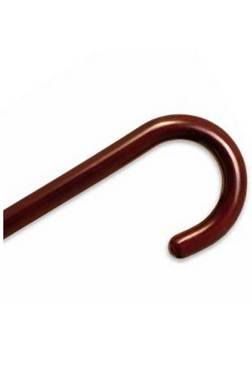 Tourist Handle Wood Cane - Black Stain 