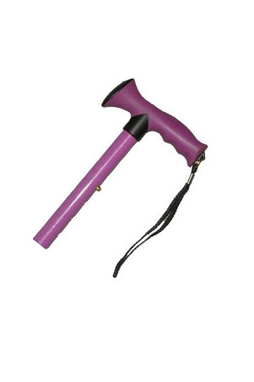 Travel Folding Cane With Comfy Grip Handle - Fuchsia